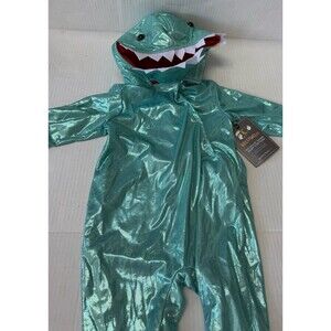 NWT Pottery Barn Kids Metallic Shark Baby Halloween Costume 6-12 Months Infant